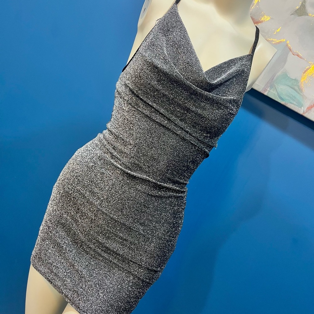 Elegant Silver Dress